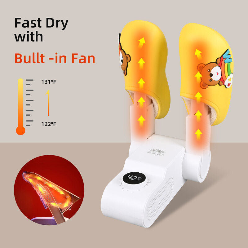Portable Electric Shoe Boot Dryer Glove Warmer Heat Blower Socks Boot Dryer UK