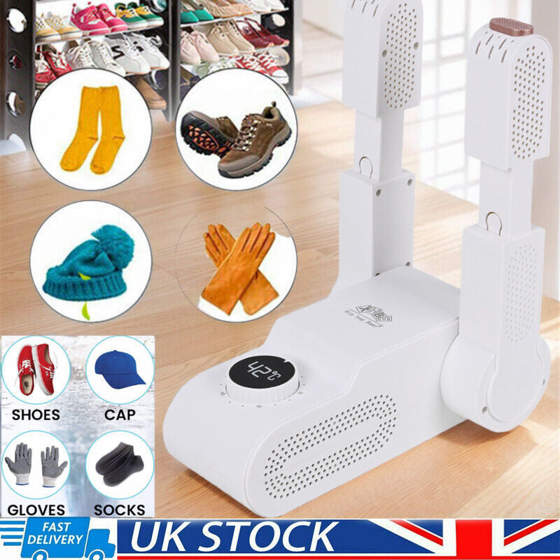 Portable Electric Shoe Boot Dryer Glove Warmer Heat Blower Socks Boot Dryer UK