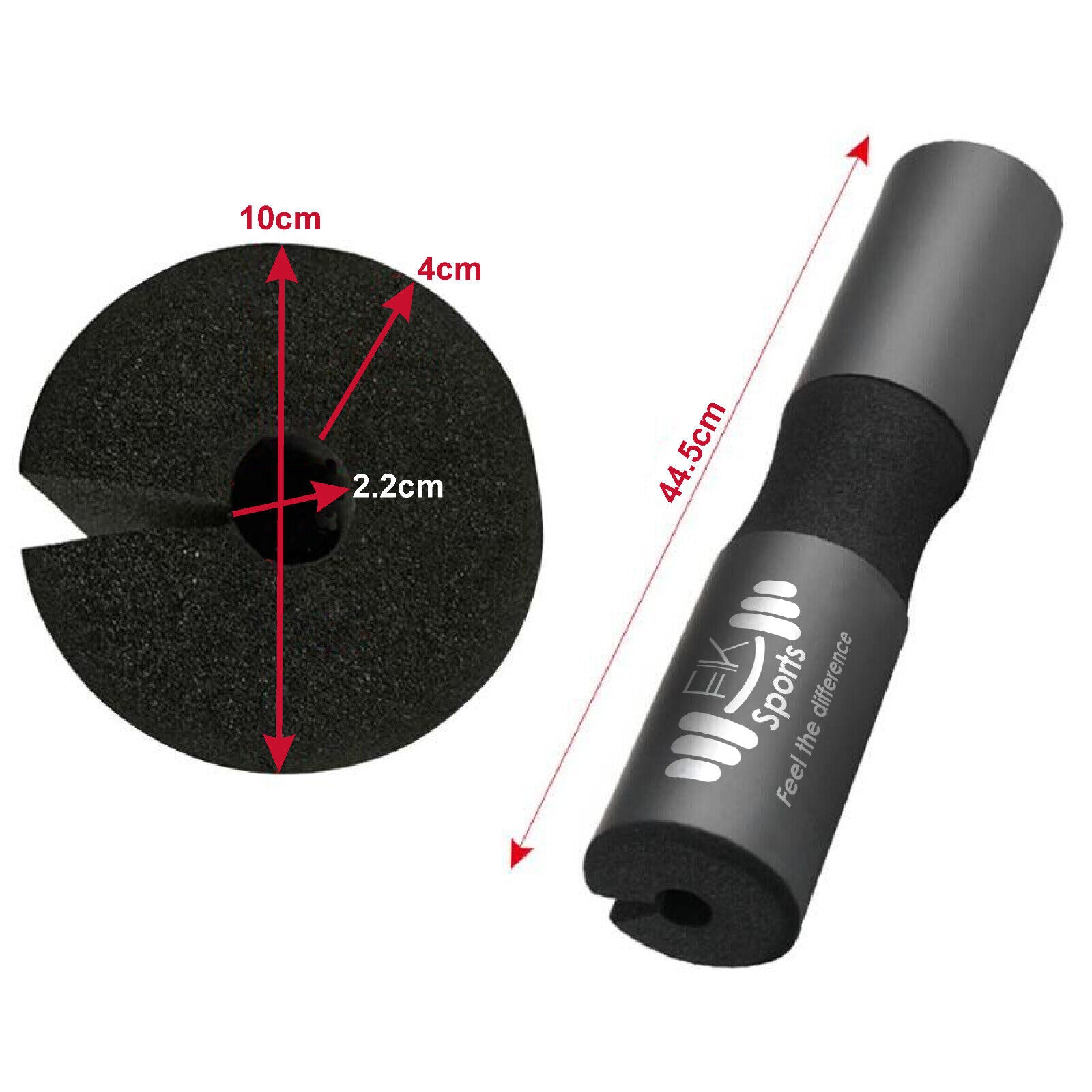 Barbell Pad Weight Lifting Squat Bar Padding Foam Gym Neck Shoulder Protection