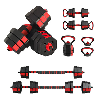 Exersci Premium 20Kg-40Kg Hex Adjustable Dumbbell Barbell Set Kettlebell Option