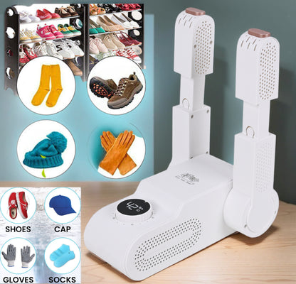 Portable Electric Shoe Boot Dryer Glove Warmer Heat Blower Socks Boot Dryer UK